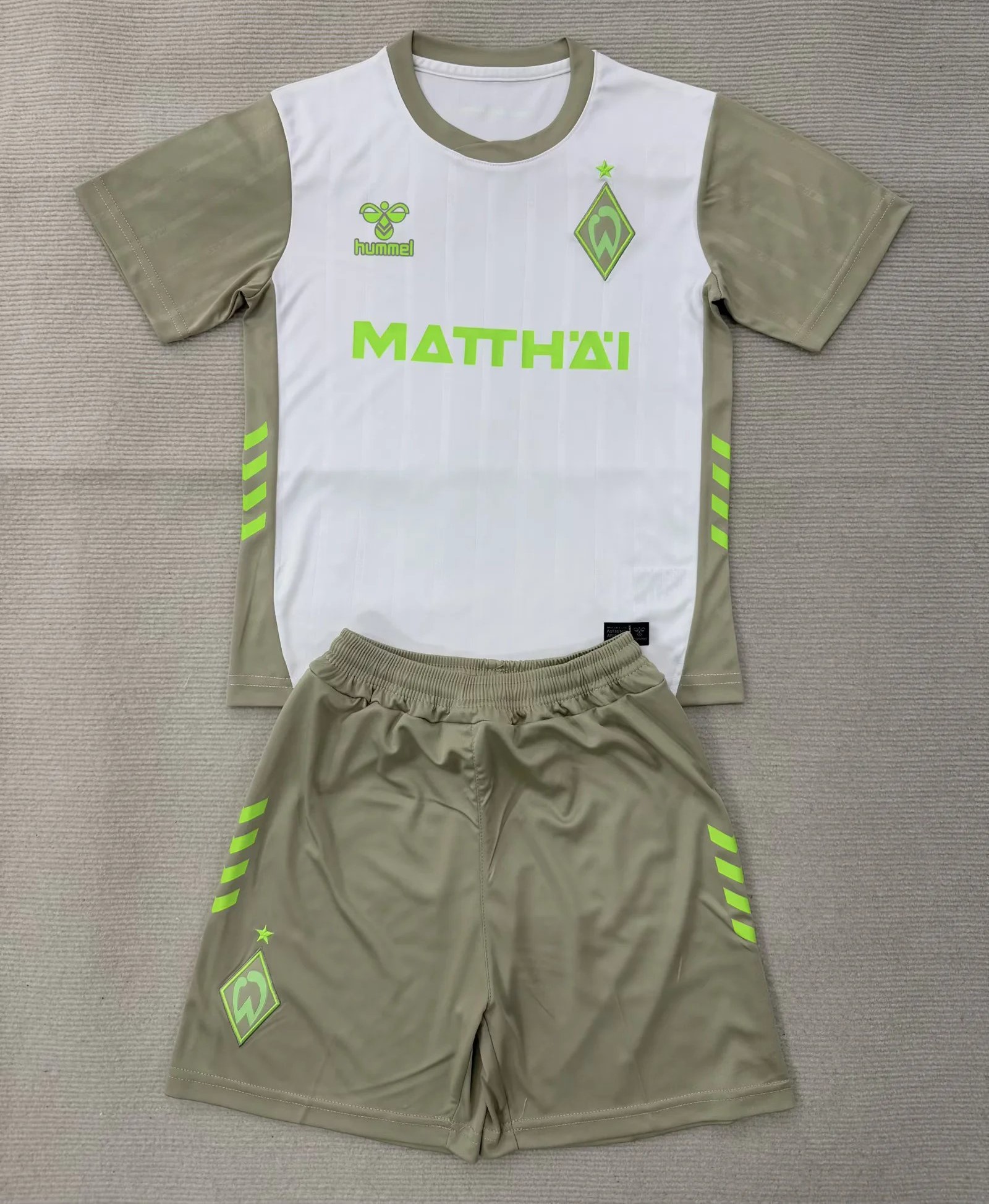 Kids-Werder Bremen 25/26 Away White Soccer Jersey